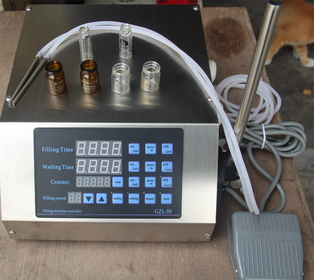 ұ     0.2-100ml / п     Ӹ   ü ?? /hot sale two heads digital control liquid  filling equipment for small business peri